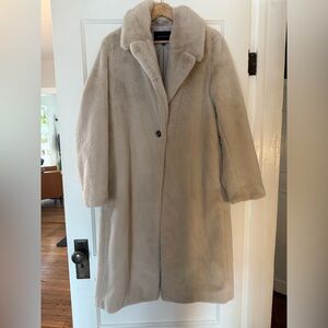 Banana Republic Cream Teddy Jacket